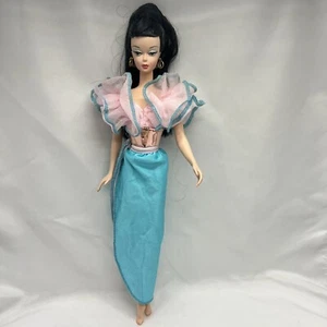 Vintage *Barbie* 1983 Twice as Nice, Pink & Blue Elegant Blouse & Skirt #4828 - Picture 1 of 5