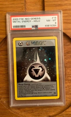 Pokemon Neo Genesis METAL ENERGY 19/111 PSA 8 PSA # 49815394 - Image 1 of 4