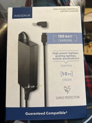 Cargador Ultrabooks Portátil Gaming Alta Potencia Adaptador CA Insignia Universal 180W Foto 1 de 3