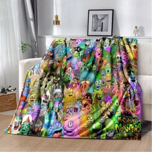 My Singing Monsters Blanket Flannel Throw Blanket Bedspread picnic mat 150x200cm - Picture 1 of 1