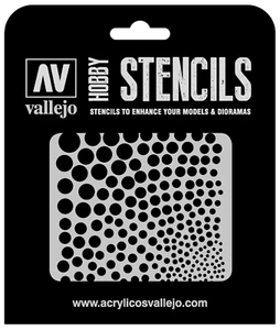 Plantilla de aerógrafo Vallejo ST-SF002 estructuras circulares 125 x 125 mm ciencia ficción y fantasía - Imagen 1 de 1
