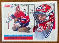 1991-92 Score Canadian Bilingual #314 Patrick Roy TF - Montreal Canadiens