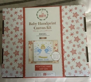 Christmas Grandparents? BNIB So Crafty Angel Baby Handprint Canvas Kit. - Picture 1 of 2