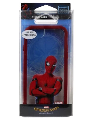 Spider-Man Homecoming iPhone 6/6s/7 BubblePro Clear Case Marvel New - Image 1 of 2