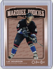 LUC BOURDON 06/07 O-Pee-Chee OPC Marquee Rookie Card SP #558 Vancouver Canucks