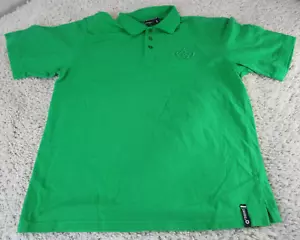 Southpole MCMXCI Polo Shirts Large Green Thick Embroidered Logo Short Sleeve - Picture 1 of 9