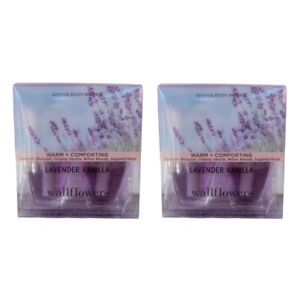 NEW 4 Bath And Body Works LAVENDER VANILLA WALLFLOWERS REFILLS 2 PACK