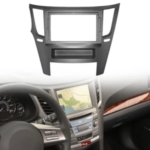 Radio Fascia Panel Estéreo Para Subaru Legacy Outback Coche Recorte Gris Marco 2 Din - Imagen 1 de 3
