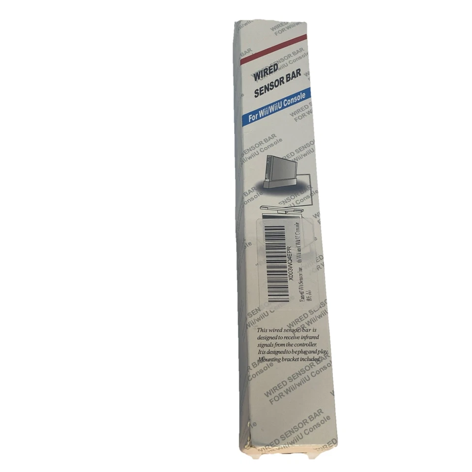 Barra de sensores con cable para consola Wii/Wii U accesorio de juegos con fácil configuración NUEVO Foto 1 de 2