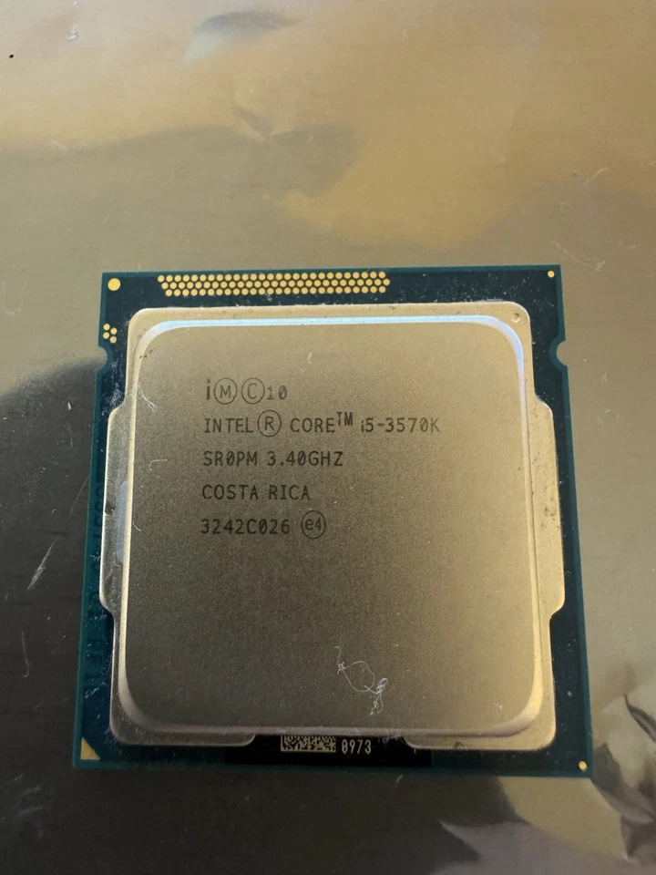 Intel Core i5-3570 3.4 GHz LGA 1155 5 GT/s Desktop CPU Processor SR0T7 - Image 1 of 1