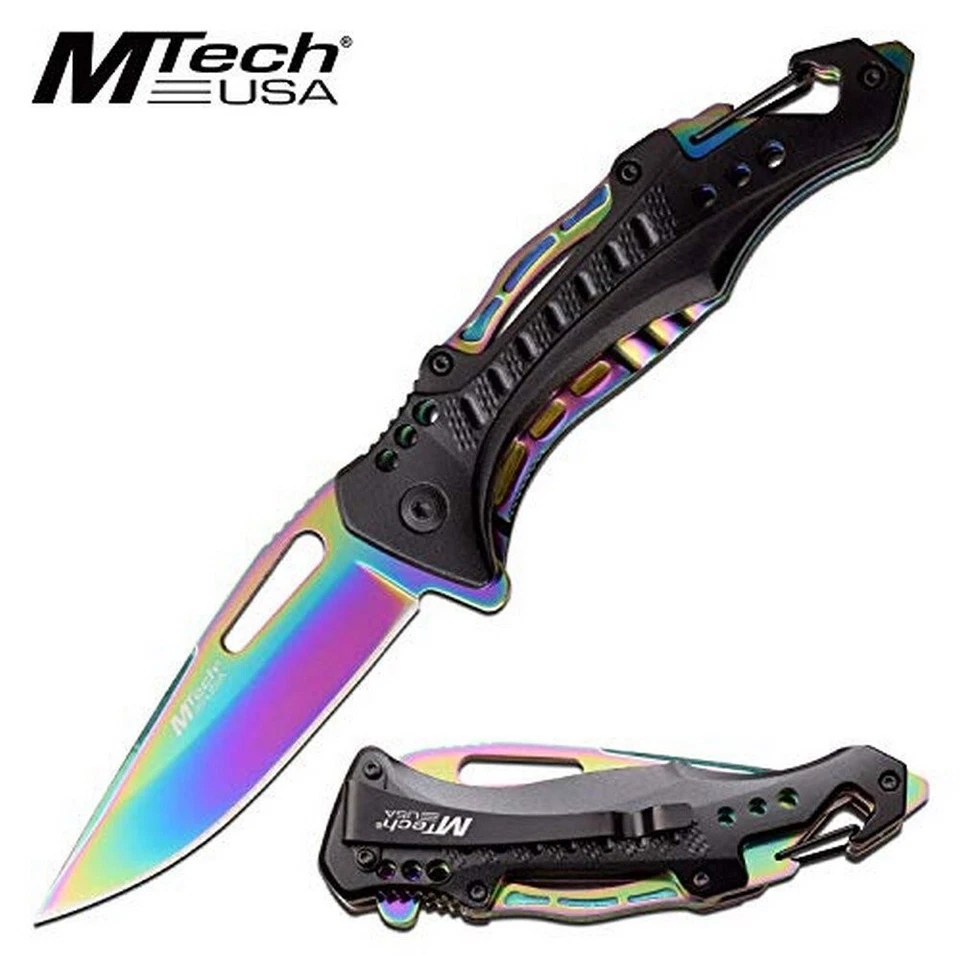Navaja de bolsillo plegable MTech Linerlock A/O Spectrum - MT-A705G2-RB Foto 1 de 1