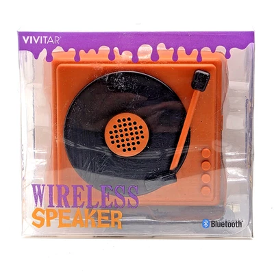 VIVITAR Halloween Record Turntable Player Wireless Bluetooth Speaker - Image 1 of 4