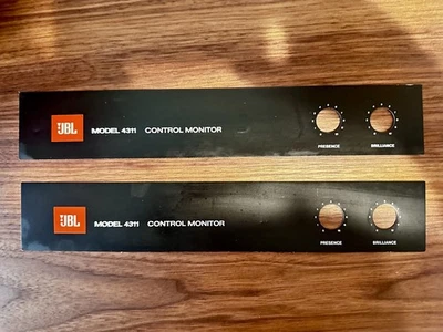 JBL 4311 Front Speaker Baffle Panel Badges/pair ORIGINAL NOT REPLICAS OEM - Image 1 of 4