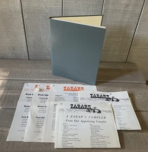 Zabar’s Deli Book By Susan Katz Hardcover Missing Jacket Vintage Menus Included - Bild 1 von 7