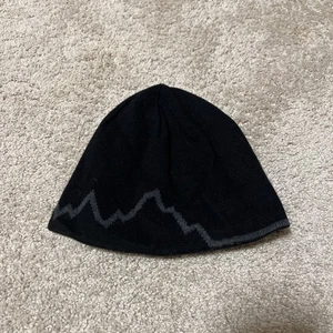 Cappello berretto Patagonia reversibile in pile lavorato a maglia nero grigio taglia unica - Foto 1 di 4