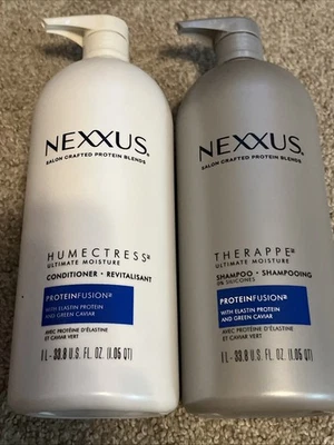 Champú Therappe y acondicionador de fusión de proteínas Humectress Nexxus (33,8 f fl oz) Foto 1 de 2