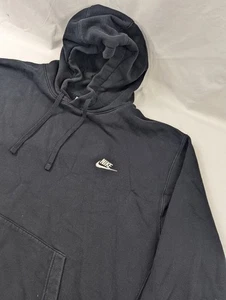 Nike Hoodie Pullover Sportswear Club Fleece Herren Gr. 3 XL schwarz große Weite - Bild 1 von 8