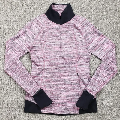 Top Lululemon Runderful 1/2 Cremallera Talla 6 Tinte Espacial Camuflaje Berry Rumble Multi/Negro Foto 1 de 4