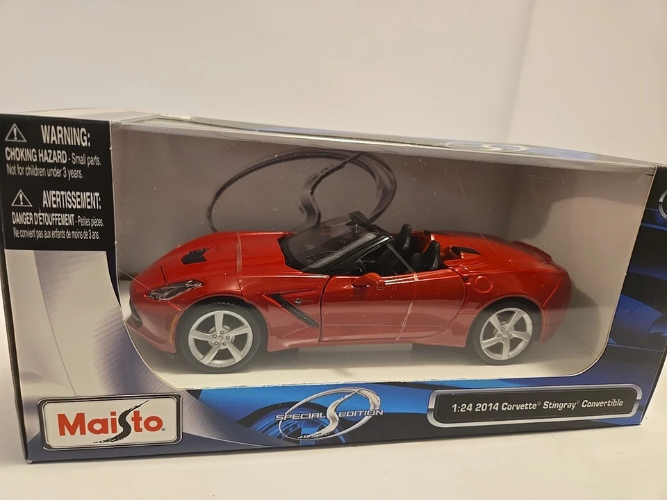 Chevrolet Corvette C7 Stingray Convertible Maist modelo diecast 2014. Foto 1 de 4