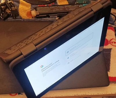 HP x360 CONVERTABLE NETBOOK TABLET ChromeOS G1 11 11.6" Intel N3450 4G 32G eMMC - image 1 of 4