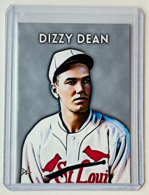 Tarjeta coleccionable "Cardenales de San Luis" firmada por artista Dizzy Dean edición limitada 1/10 Foto 1 de 2
