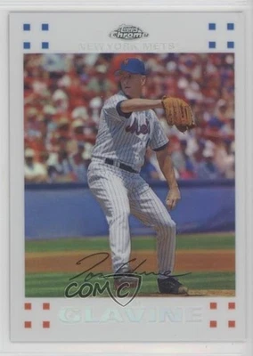 2007 Topps Chrome White Refractor /660 Tom Glavine #165 HOF - Image 1 of 2