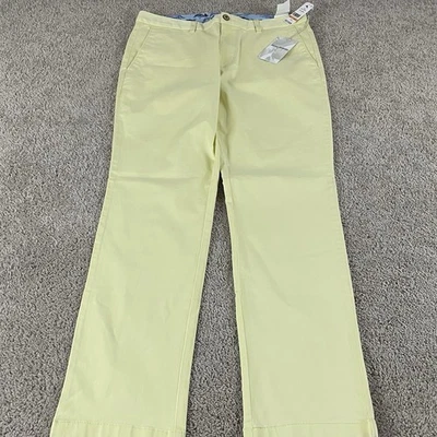 Tommy Bahama Pants Men’s 33x32 Boracay Solid Flat Front Lemonade Yellow NWT T572 - Image 1 of 4