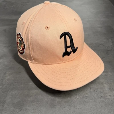 Gorra Club Philadelphia Athletics A's New Era 7 1/2 Oro Rosa Rosa Rosa Salmón Foto 1 de 4