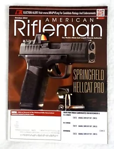 New American Rifleman Magazine October 2022 Springfield Hellcat Pro NRA - Imagen 1 de 1