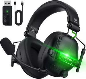 WG2 Wireless Gaming Headset mit Mikrofon für PS5, PS4, PC, Switch, Mac, 7.1 C - Bild 1 von 9