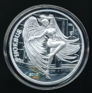 Angeli e Demoni 2018 "PHOEBUS" 1 oncia .999 Silver Steampunk Collection Ltd. con certificato di autenticità - Foto 1 di 4