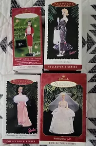 4 Barbie Vintage Hallmark Keepsake Ornamente - Bild 1 von 2
