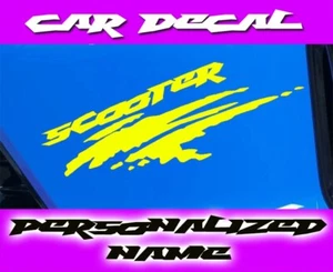 Sports Custom Text Vinyl Lettering Sticker Decal for Car Bumper or side - Picture 1 of 3