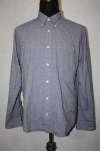 Jack Spade Sz XL Blue Micro Check Button Down Oxford Dress Shirt 100% Cotton - Picture 1 of 5