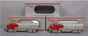 Williams O Scale F-3 A-A Diesel Set Santa Fe-RED/SILVER Powered & Dummy - Picture 1 of 4