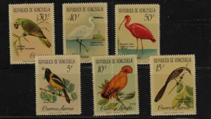 Venezuela: 1961; Scott 798-800+C776-C778, Birds, Mint Never Hinged. EBV963 - Picture 1 of 2