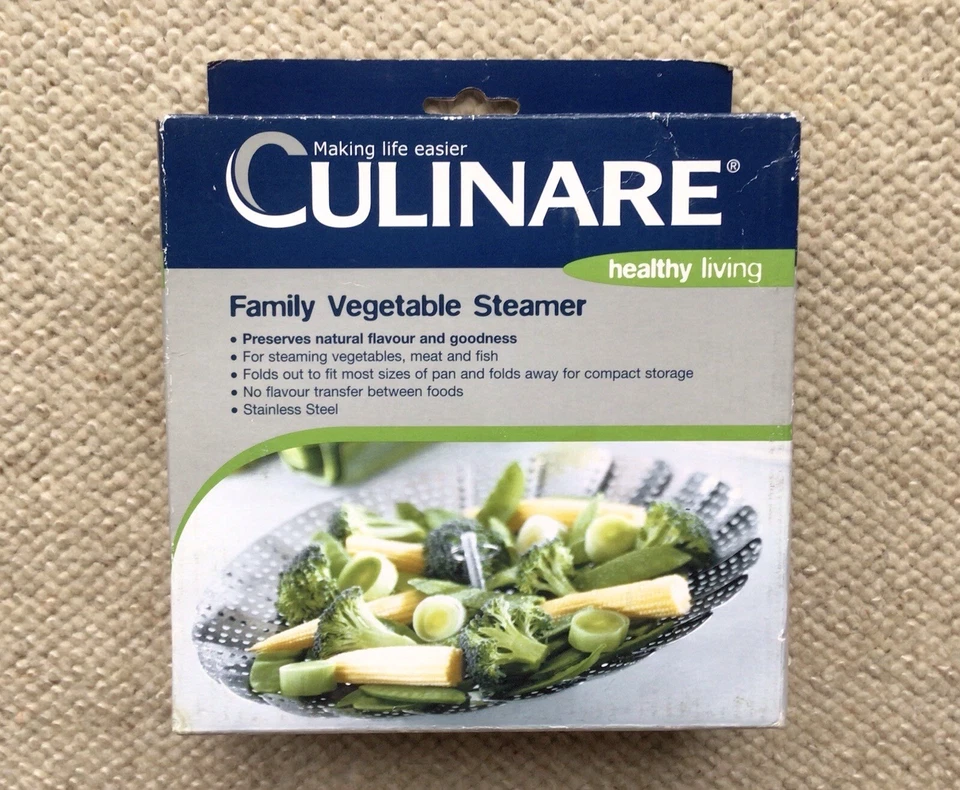 BNIB CULINARE FAMILY VEGETABLE STEAMER (Base approx 7ins Leaves open to 11ins ) - Image 1 of 4