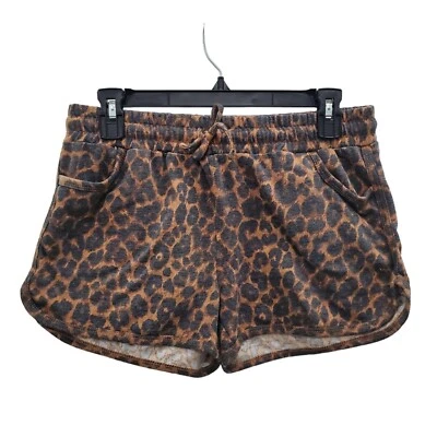 Pantalones Cortos Joe's Jeans Niñas Marrón Negro Leopardo Estampado Animal Suave Talla XL Foto 1 de 4