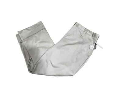 Womens Motherhood Maternity Khaki Cropped Pants Sz XL Elastic Waist capris - Image 1 of 4