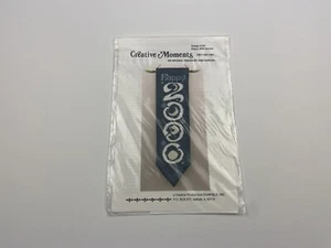Creative Moments Happy 2000 Banner Counted Cross Stitch Pattern Bell Pull - Picture 1 of 3