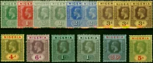 Nigeria 1914-29 Extended Set of 15 to 5s SG1-10a Good to Fine MM - Picture 1 of 1
