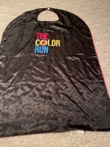 Pink & black "The color run" girl cape dress up free shipping - Picture 1 of 3