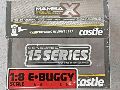 Castle Creations Mamba X Waterproof 1/8 Brushless Combo w/1515 Sensored Motor  - Image 1 of 3