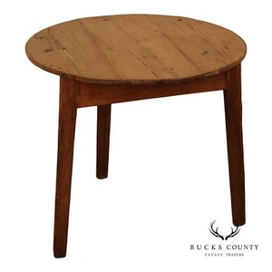 Antique English Pine Cricket Table - Picture 1 of 15