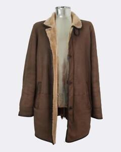 Armani Collezioni Luxurious Zip-front Lambskin Shearling jacket XLEU54£1750Brown