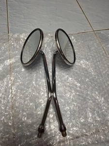 KAWASAKI H1-H2-G3-G4-G5-S1-S2-S3-KE125-KE175 REAR VIEW MIRROR 10MM.L-R NOS JAPAN - Picture 1 of 6