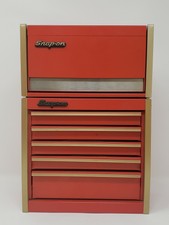 Snap-On Tool Box Miniature Staionary Cabinet In RED