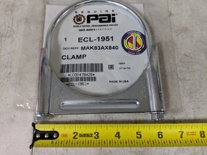 Commercial Semi Truck Steel Flat U-Bolt Exhaust 5" Saddle Clamp PAI # ECL-1951 - Picture 1 of 10