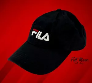 New FILA Heritage Embroidered Logo Cotton Mens Woman Cap Hat - Picture 1 of 4