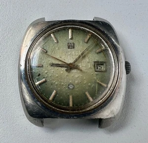 Reloj Automático Tissot Seastar Swiss Cal 2481 De Colección Para Hombre Esfera Verde Para Restaurar - Imagen 1 de 8